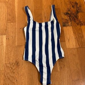 Solid & Stripe one piece XS
